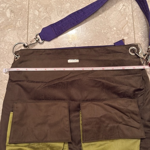 Etro Milano Made in Italy Shoulder Travel Bag Waterproof Paisley Pockets - Picture 9 of 11